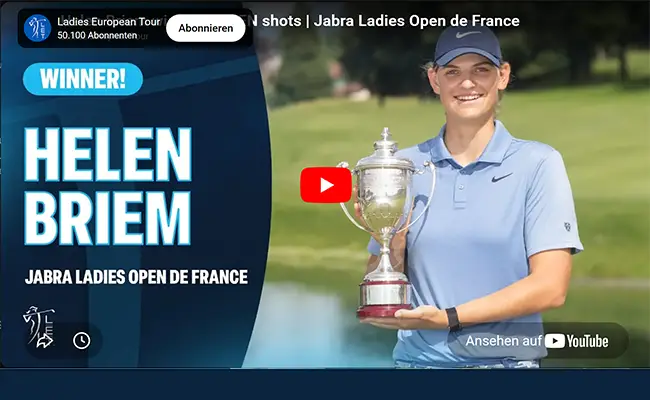 Helen Briem wins Jabra Ladies Open de France